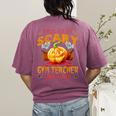 This Is My Scary Gym Teacher Costume Pumpkin Halloween Men Women Women's Comfort Colors T-Shirt Back Print Berry This Is My Scary Gym Teacher Costume Pumpkin Halloween Men Women Women's Comfort Colors T-Shirt Back Print Berry
