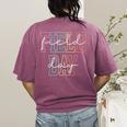 School Field Day Happy Field Day Tee Teacher Life Summer Women's Comfort Colors T-Shirt Back Print Berry School Field Day Happy Field Day Tee Teacher Life Summer Women's Comfort Colors T-Shirt Back Print Berry