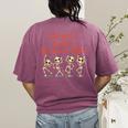School Office Clerk Creepin' It Real HALLOWEEN Teacher Shirt Women's Comfort Colors T-Shirt Back Print Berry