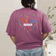 School For Teachers Students Monitor Recess Crew Team Women's Comfort Colors T-Shirt Back Print Berry School For Teachers Students Monitor Recess Crew Team Women's Comfort Colors T-Shirt Back Print Berry