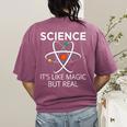 Science It's Like Magic But Real Teachers Students Scientist Women's Comfort Colors T-Shirt Back Print Berry Science It's Like Magic But Real Teachers Students Scientist Women's Comfort Colors T-Shirt Back Print Berry