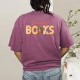 Science Of Reading ELA Teachers Thankful For Books Women's Comfort Colors T-Shirt Back Print Berry Science Of Reading ELA Teachers Thankful For Books Women's Comfort Colors T-Shirt Back Print Berry