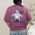 Science Teacher Halloween Skeleton Scientist Chemistry Women's Comfort Colors T-Shirt Back Print Berry Science Teacher Halloween Skeleton Scientist Chemistry Women's Comfort Colors T-Shirt Back Print Berry