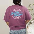 Science Teacher Must Haves Teach Science Teacher Women's Comfort Colors T-Shirt Back Print Berry