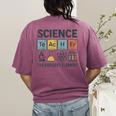 Science Teacher Periodic Table Jokes Chemistry Pun Women's Comfort Colors T-Shirt Back Print Berry Science Teacher Periodic Table Jokes Chemistry Pun Women's Comfort Colors T-Shirt Back Print Berry