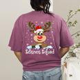 Science Teacher Squad Reindeer Christmas Teacher Xmas Lights For Men Women Women's Comfort Colors T-Shirt Back Print Berry Science Teacher Squad Reindeer Christmas Teacher Xmas Lights For Men Women Women's Comfort Colors T-Shirt Back Print Berry