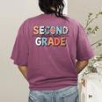 Second Grade Dream Team Back To School 2nd Grade Teacher Women's Comfort Colors T-Shirt Back Print Berry Second Grade Dream Team Back To School 2nd Grade Teacher Women's Comfort Colors T-Shirt Back Print Berry