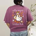 Silly Goose Teachers Club Cozy Fall Teacher Women's Comfort Colors T-Shirt Back Print Berry Silly Goose Teachers Club Cozy Fall Teacher Women's Comfort Colors T-Shirt Back Print Berry