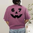 Six Seven Halloween Costume For Students Teachers 6 7 Women's Comfort Colors T-Shirt Back Print Berry Six Seven Halloween Costume For Students Teachers 6 7 Women's Comfort Colors T-Shirt Back Print Berry