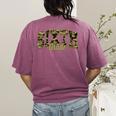 Sixth Grade Teacher Student Camouflage Back To School Women's Comfort Colors T-Shirt Back Print Berry