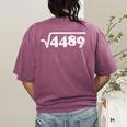Sixty Seven 67 Meme Square Root 4489 Slang Math Teacher Women's Comfort Colors T-Shirt Back Print Berry