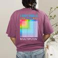 I Got Skills They'Re Multiplying Math Teacher Students Women's Comfort Colors T-Shirt Back Print Berry I Got Skills They'Re Multiplying Math Teacher Students Women's Comfort Colors T-Shirt Back Print Berry