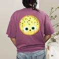 The Smart Cookie Good Egg Teacher Halloween Costume Food Women's Comfort Colors T-Shirt Back Print Berry