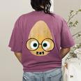 The Smart Seed Good Egg Teacher Halloween Costume Food Group Women's Comfort Colors T-Shirt Back Print Berry The Smart Seed Good Egg Teacher Halloween Costume Food Group Women's Comfort Colors T-Shirt Back Print Berry