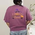 I Smell Children Wicked Cute Kindergarten Teacher Halloween Women's Comfort Colors T-Shirt Back Print Berry
