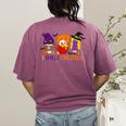 I Smell Children Witch Teacher Halloween Trick Or Teach Women's Comfort Colors T-Shirt Back Print Berry I Smell Children Witch Teacher Halloween Trick Or Teach Women's Comfort Colors T-Shirt Back Print Berry