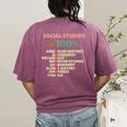 Social Studies Is Relevant History Teacher History Buff Women's Comfort Colors T-Shirt Back Print Berry Social Studies Is Relevant History Teacher History Buff Women's Comfort Colors T-Shirt Back Print Berry
