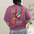 Space Middle School Teacher Back To School Men Women Kids Women's Comfort Colors T-Shirt Back Print Berry Space Middle School Teacher Back To School Men Women Kids Women's Comfort Colors T-Shirt Back Print Berry