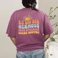 Spanish Multilingual Teacher Dual Languages Bilingual Women's Comfort Colors T-Shirt Back Print Berry Spanish Multilingual Teacher Dual Languages Bilingual Women's Comfort Colors T-Shirt Back Print Berry