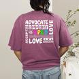 Special Education Advocate Love Support SPED Teacher Women's Comfort Colors T-Shirt Back Print Berry Special Education Advocate Love Support SPED Teacher Women's Comfort Colors T-Shirt Back Print Berry