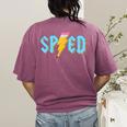 Special Education SPED Rocks Teacher Back To School Rock Women's Comfort Colors T-Shirt Back Print Berry Special Education SPED Rocks Teacher Back To School Rock Women's Comfort Colors T-Shirt Back Print Berry