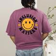 Special Education Teacher Autism Awareness Inclusion Matters Women's Comfort Colors T-Shirt Back Print Berry Special Education Teacher Autism Awareness Inclusion Matters Women's Comfort Colors T-Shirt Back Print Berry