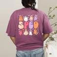 Special Education Teacher Ghosts Halloween SPED Teacher Women's Comfort Colors T-Shirt Back Print Berry