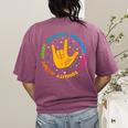 Special Education Teacher Inspirational SPED Teachers Autism Women's Comfort Colors T-Shirt Back Print Berry