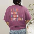 Special Education Teacher I Can Write A Goal For That Sped Women's Comfort Colors T-Shirt Back Print Berry Special Education Teacher I Can Write A Goal For That Sped Women's Comfort Colors T-Shirt Back Print Berry