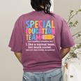 Special Education Team Definition Retro Ed Team Crew Teacher Women's Comfort Colors T-Shirt Back Print Berry Special Education Team Definition Retro Ed Team Crew Teacher Women's Comfort Colors T-Shirt Back Print Berry