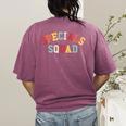 Specials Squad Co-Curricular Teachers Team For Men Women Women's Comfort Colors T-Shirt Back Print Berry