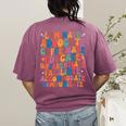 Sped Caffeinate Advocate Laminate Educate Teacher Men Women Kids Women's Comfort Colors T-Shirt Back Print Berry