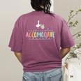 SPED Dream Team Teachers Special Education Silly Goose Women's Comfort Colors T-Shirt Back Print Berry SPED Dream Team Teachers Special Education Silly Goose Women's Comfort Colors T-Shirt Back Print Berry