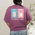 SPED Teacher Special Education First Coffee Then Data Women's Comfort Colors T-Shirt Back Print Berry SPED Teacher Special Education First Coffee Then Data Women's Comfort Colors T-Shirt Back Print Berry