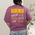 Spelling Bee Halloween Pun Costume Beekeeper Teacher Women's Comfort Colors T-Shirt Back Print Berry Spelling Bee Halloween Pun Costume Beekeeper Teacher Women's Comfort Colors T-Shirt Back Print Berry