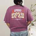 Spooky SPED Squad Special Education Teacher Halloween Ghost Women's Comfort Colors T-Shirt Back Print Berry Spooky SPED Squad Special Education Teacher Halloween Ghost Women's Comfort Colors T-Shirt Back Print Berry