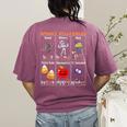 Spooky Syllables Halloween Teacher Student Education Women's Comfort Colors T-Shirt Back Print Berry Spooky Syllables Halloween Teacher Student Education Women's Comfort Colors T-Shirt Back Print Berry
