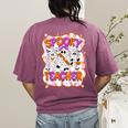 Spooky Teacher Ghost Pencil Teacher Halloween Teacher Women's Comfort Colors T-Shirt Back Print Berry Spooky Teacher Ghost Pencil Teacher Halloween Teacher Women's Comfort Colors T-Shirt Back Print Berry