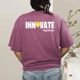 STEAM Teacher Back To School STEM Innovate Science For Men Women Kids Women's Comfort Colors T-Shirt Back Print Berry STEAM Teacher Back To School STEM Innovate Science For Men Women Kids Women's Comfort Colors T-Shirt Back Print Berry