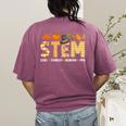 STEM Teacher Thanksgiving Grateful Educator Science Class Women's Comfort Colors T-Shirt Back Print Berry STEM Teacher Thanksgiving Grateful Educator Science Class Women's Comfort Colors T-Shirt Back Print Berry