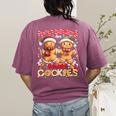 My Student Are Smart Cookies Pjs Christmas Xmas Teacher Women's Comfort Colors T-Shirt Back Print Berry My Student Are Smart Cookies Pjs Christmas Xmas Teacher Women's Comfort Colors T-Shirt Back Print Berry