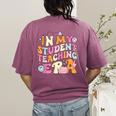 In My Student Teaching Era Back To School Teacher Team Women's Comfort Colors T-Shirt Back Print Berry In My Student Teaching Era Back To School Teacher Team Women's Comfort Colors T-Shirt Back Print Berry