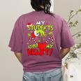 My Students Stole My Heart Teacher Holiday Merry Christmas Women's Comfort Colors T-Shirt Back Print Berry My Students Stole My Heart Teacher Holiday Merry Christmas Women's Comfort Colors T-Shirt Back Print Berry