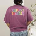 Substitute Teacher Women Back To School Substitute Teacher Women's Comfort Colors T-Shirt Back Print Berry Substitute Teacher Women Back To School Substitute Teacher Women's Comfort Colors T-Shirt Back Print Berry
