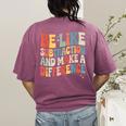 Be Like Subtraction And Make A Difference Math Teacher Women Women's Comfort Colors T-Shirt Back Print Berry Be Like Subtraction And Make A Difference Math Teacher Women Women's Comfort Colors T-Shirt Back Print Berry