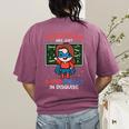 Super Hero Teacher Superheroes In Disguise Women's Comfort Colors T-Shirt Back Print Berry Super Hero Teacher Superheroes In Disguise Women's Comfort Colors T-Shirt Back Print Berry