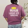 Super Language Arts Teacher Have No Fear T-Shirt Women's Comfort Colors T-Shirt Back Print Berry Super Language Arts Teacher Have No Fear T-Shirt Women's Comfort Colors T-Shirt Back Print Berry