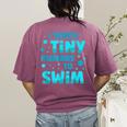 Swimming Teacher I Teach Tiny Humans To Swim Swim Instructor Women's Comfort Colors T-Shirt Back Print Berry Swimming Teacher I Teach Tiny Humans To Swim Swim Instructor Women's Comfort Colors T-Shirt Back Print Berry