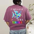 It Takes A Lot Of Sparkle To Be A Teacher Rainbow Fish For Men Women Women's Comfort Colors T-Shirt Back Print Berry It Takes A Lot Of Sparkle To Be A Teacher Rainbow Fish For Men Women Women's Comfort Colors T-Shirt Back Print Berry