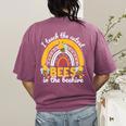 I Teach The Cutest Bees In The Beehive Teachers Day Women's Comfort Colors T-Shirt Back Print Berry